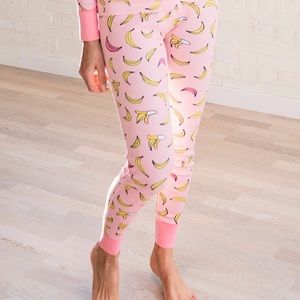 Hanna Andersson Women’s Pink Banana Pajama Pant